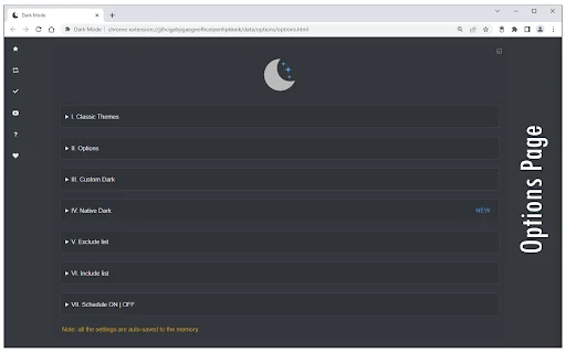 ดาวน์โหลด Dark Mode ล่าสุด – ส่วนขยายปรับหน้าจอเป็นโหมดมืดฟรี - Screenshot 2
