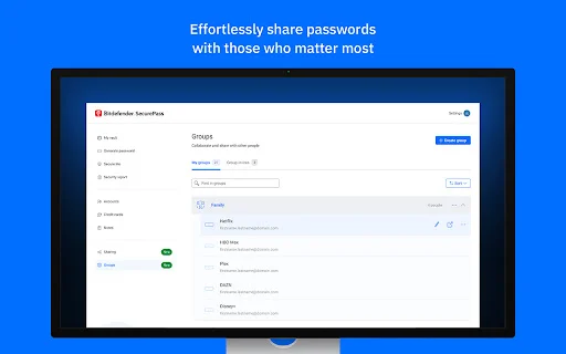 ดาวน์โหลด Bitdefender SecurePass ล่าสุด – จัดการรหัสผ่านปลอดภัยสูงสุด - Screenshot 3