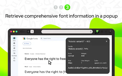 ดาวน์โหลด What Font – ค้นหาฟอนต์บนเว็บไซต์แบบรวดเร็วทันใจ - Screenshot 3