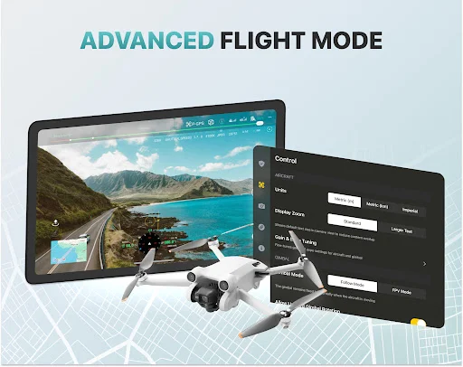 ดาวน์โหลด Fly Go 4 Drone Camera Control ล่าสุด – บินโดรนอัจฉริยะฟรี - Screenshot 19