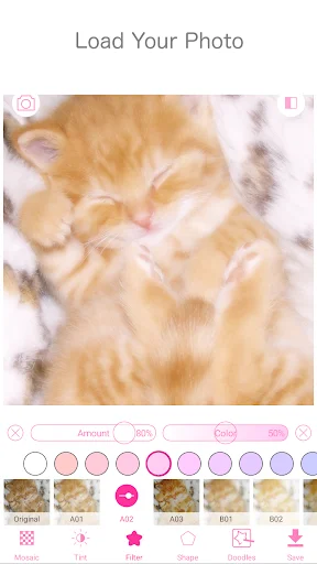 ดาวน์โหลด WataameCamera ล่าสุด – แต่งรูปสไตล์ละมุน น่ารักเหมือนสายไหม ฟรี - Screenshot 3