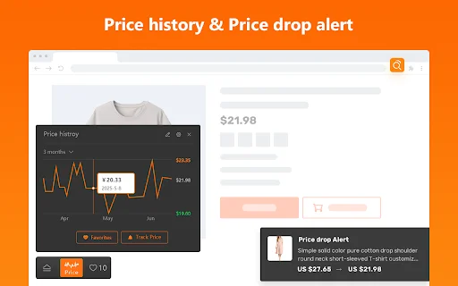 ดาวน์โหลด AiPrice (AliPrice) ล่าสุด – ติดตามราคาและค้นหาสินค้าฟรี - Screenshot 2