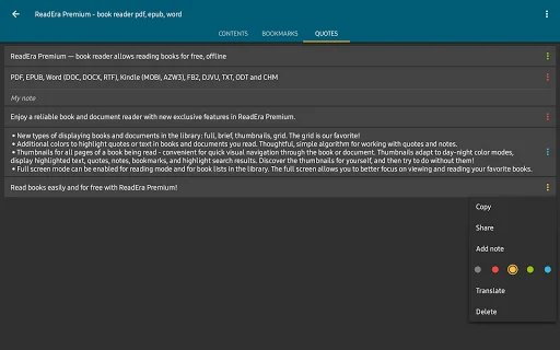 ดาวน์โหลด ReadEra Premium ล่าสุด – อ่านอีบุ๊กทุกไฟล์ รองรับ PDF EPUB ฟรี - Screenshot 22