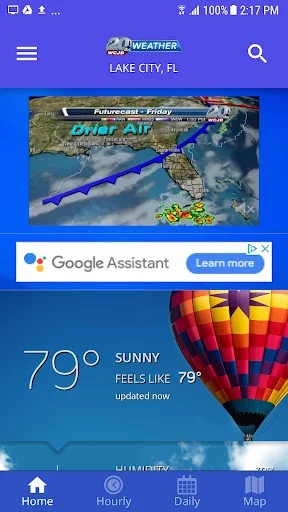 ดาวน์โหลด WCJB TV20 Weather App ล่าสุด – พยากรณ์อากาศแม่นยำ ฟรี - Screenshot 1