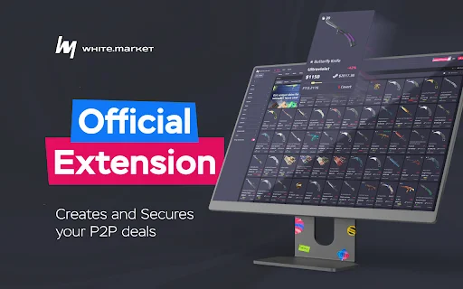 ดาวน์โหลด WhiteMarket P2P ล่าสุด – ซื้อขายไอเทม Steam ปลอดภัยและรวดเร็ว - Screenshot 1