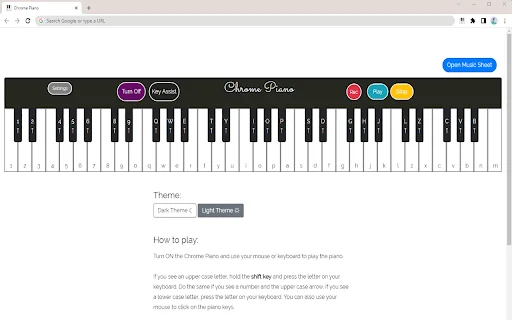ดาวน์โหลด Chrome Piano ล่าสุด – เล่นเปียโนบนเบราว์เซอร์ฟรี - Screenshot 4