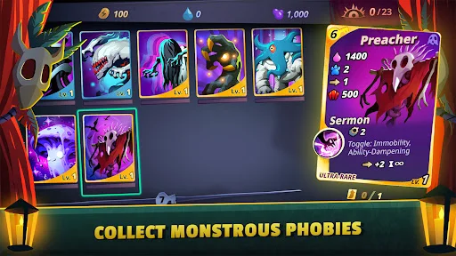 ดาวน์โหลด Phobies เกมการ์ดกลยุทธ์สุดมันส์ – เล่นฟรีบนมือถือ - Screenshot 3
