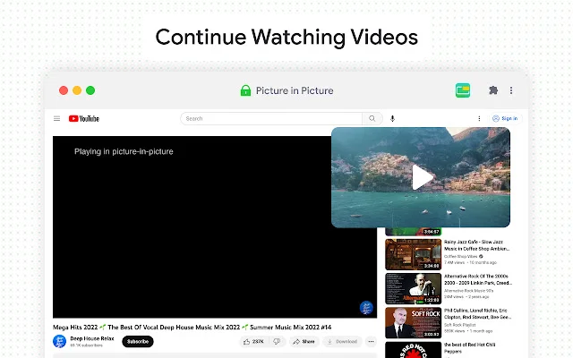 ดาวน์โหลด Picture in Picture – Floating Player ฟรี – ดูวิดีโอแบบลอยตัว - Screenshot 1