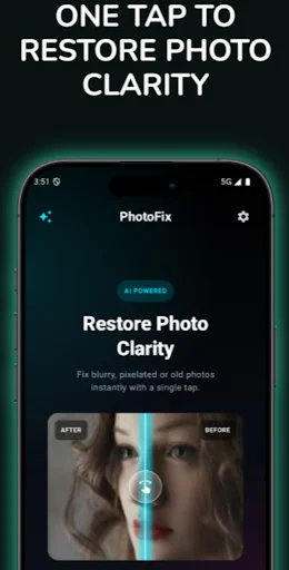 ดาวน์โหลด PhotoFix ล่าสุด – แอปแต่งรูปภาพให้ชัดเจน ฟรี - Screenshot 1