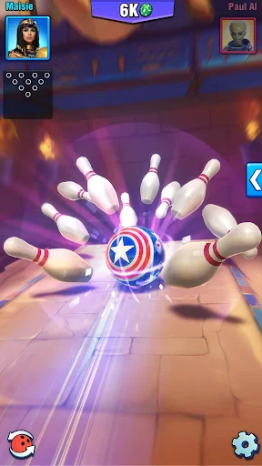 ดาวน์โหลด Bowling Crew ล่าสุด – เกมโบว์ลิ่ง 3D สมจริง สนุกได้ฟรีบนมือถือ - Screenshot 2
