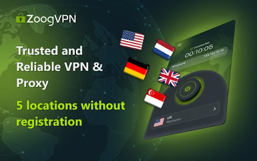ดาวน์โหลด ZoogVPN สำหรับ Chrome – VPN ฟรี ปลอดภัย ทะลุบล็อกได้รวดเร็ว - Screenshot 2