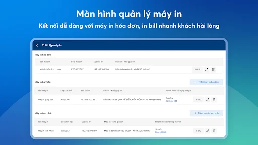 ดาวน์โหลด KiotViet Máy POS สำหรับร้านอาหาร – ระบบจัดการร้านอาหารครบวงจร - Screenshot 10