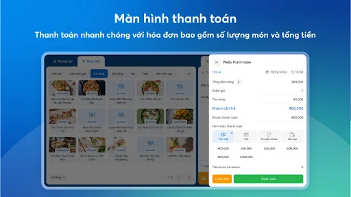 ดาวน์โหลด KiotViet Máy POS สำหรับร้านอาหาร – ระบบจัดการร้านอาหารครบวงจร - Screenshot 4