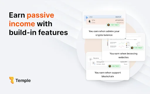 ดาวน์โหลด Temple Wallet ล่าสุด – กระเป๋าเงิน Tezos และ EVM ที่ปลอดภัย - Screenshot 4