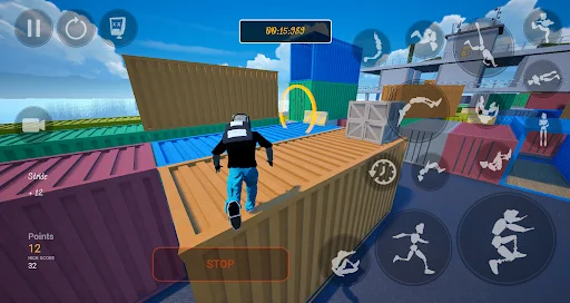 ดาวน์โหลด Ragkour: The Parkour Game ล่าสุด – เกมวิ่งผาดโผนฟรีบนมือถือ - Screenshot 1