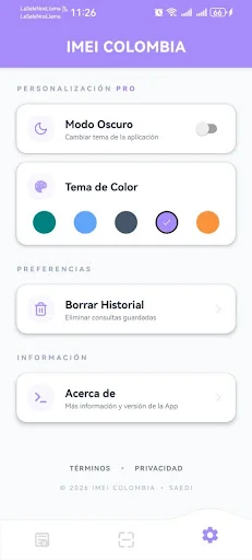 ดาวน์โหลดแอป IMEI COLOMBIA ล่าสุด – ตรวจสอบสถานะโทรศัพท์ฟรี - Screenshot 12