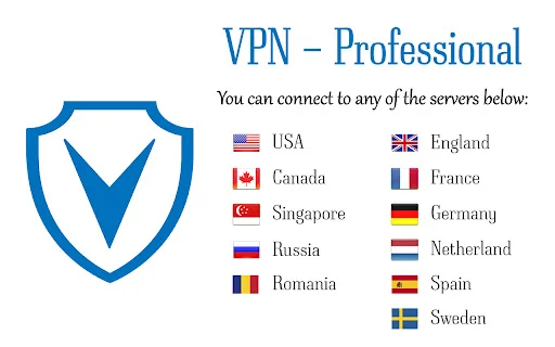 ดาวน์โหลด VPN Professional ฟรี – ส่วนขยาย Chrome ปลดล็อกเว็บไซต์และรักษาความปลอดภัย - Screenshot 2