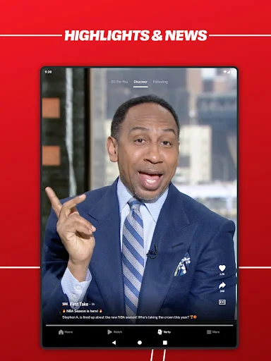 ดาวน์โหลดแอป ESPN ล่าสุด – ติดตามผลคะแนนและข่าวสารกีฬาแบบเรียลไทม์ฟรี - Screenshot 12