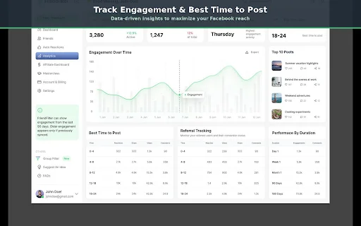 ดาวน์โหลด FriendFilter – จัดการเพื่อน Facebook และเพิ่มการมีส่วนร่วมฟรี - Screenshot 3