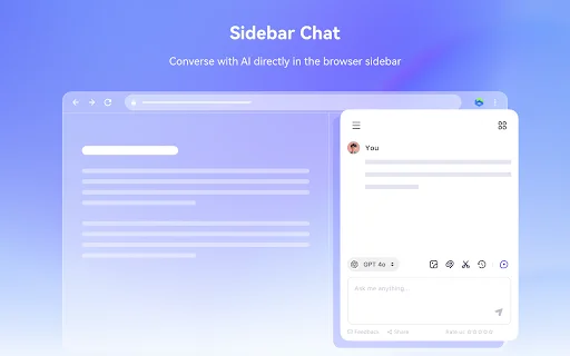 DeepSider™: AI Sidebar ครบจบทุกโมเดล DeepSeek, Gemini, Claude และ GPT - Screenshot 3