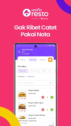 ดาวน์โหลด Kasflo Resto ล่าสุด – ระบบ POS และจัดการร้านอาหารฟรี - Screenshot 4