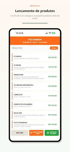 ดาวน์โหลด WPS Garçom เวอร์ชันล่าสุด – บริการสั่งอาหารอัจฉริยะสำหรับร้านอาหาร - Screenshot 3