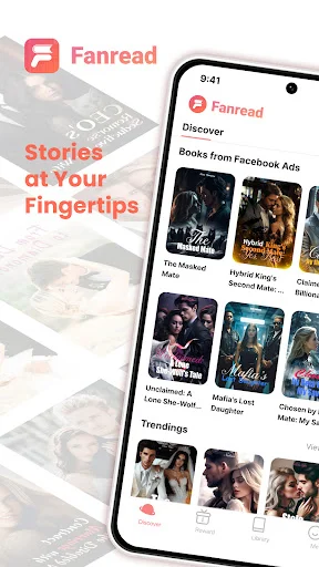 ดาวน์โหลด Fanread ล่าสุด – อ่านนิยายโรแมนติกและมนุษย์หมาป่าฟรี - Screenshot 1