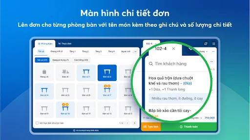 ดาวน์โหลด KiotViet Máy POS สำหรับร้านอาหาร – ระบบจัดการร้านอาหารครบวงจร - Screenshot 3