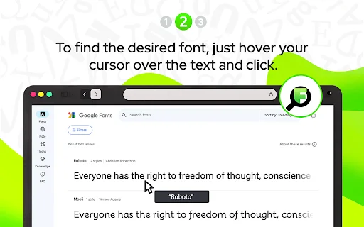 ดาวน์โหลด What Font – ค้นหาฟอนต์บนเว็บไซต์แบบรวดเร็วทันใจ - Screenshot 2