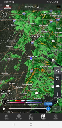 ดาวน์โหลด WWBT First Alert Weather ล่าสุด – พยากรณ์อากาศแม่นยำ ฟรี - Screenshot 4