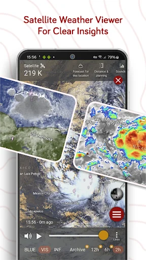 ดาวน์โหลด Windy.com แอปพยากรณ์อากาศแม่นยำระดับโลก เช็กสภาพอากาศเรียลไทม์ - Screenshot 3