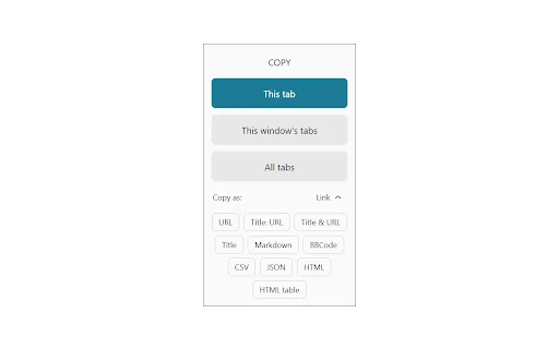 Tab Copy ดาวน์โหลดเวอร์ชันล่าสุด – คัดลอกลิงก์แท็บได้ง่ายๆ ฟรี - Screenshot 4