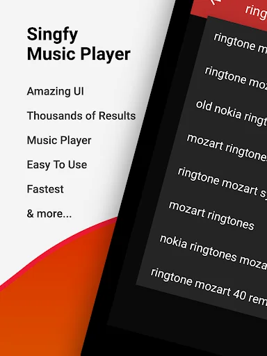 Singfy ดาวน์โหลดเพลง MP3 ล่าสุด – ฟังเพลงฮิตฟรีบน Android - Screenshot 9