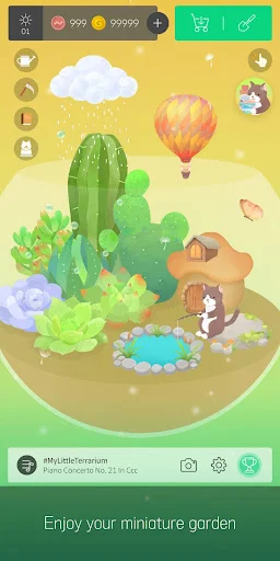 ดาวน์โหลด My Little Terrarium เกมจำลองสวนขวดสุดน่ารัก เล่นฟรี - Screenshot 1
