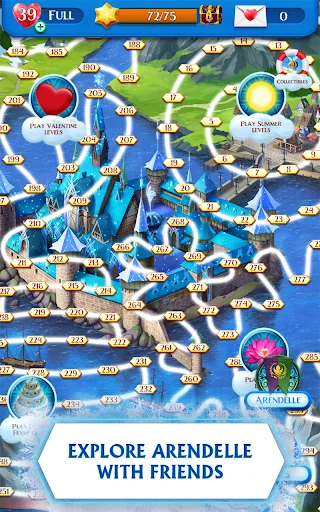 ดาวน์โหลด Disney Frozen Free Fall เกมพัซเซิลสุดสนุก ล่าสุดฟรี - Screenshot 17