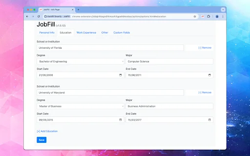 Autofill Smartly – JobFill: กรอกแบบฟอร์มสมัครงานอัตโนมัติ ใช้งานง่ายฟรี - Screenshot 2