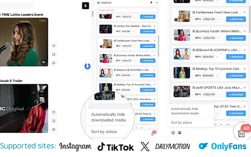 DataTool-Video Downloader: ดาวน์โหลดวิดีโอ TikTok และภาพคมชัดระดับ HD - Screenshot 5
