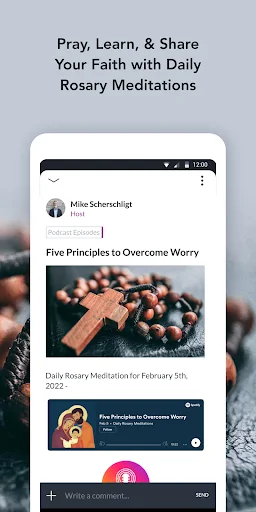 ดาวน์โหลด Daily Rosary Meditations – สวดมนต์และเรียนรู้ศาสนาคริสต์ฟรี - Screenshot 1