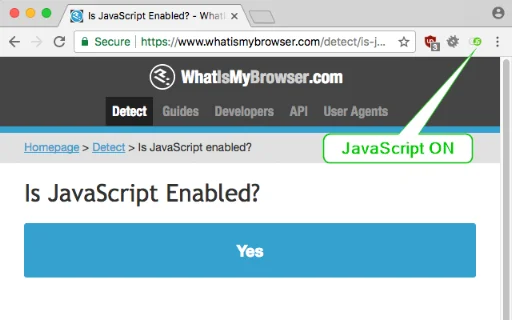 ดาวน์โหลด Disable JavaScript – ปิดการใช้งาน JS บนเว็บไซต์ง่ายๆ ฟรี - Screenshot 2