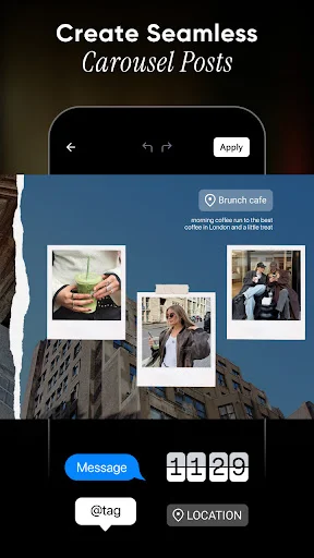 ดาวน์โหลด Ezi: Story Collage & Easy Post ล่าสุด – สร้างสตอรี่สวยฟรี - Screenshot 5