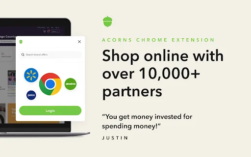 ดาวน์โหลด Acorns Earn Chrome Extension – รับเงินลงทุนโบนัสอัตโนมัติ - Screenshot 2