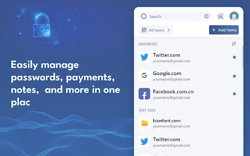 DualSafe Password Manager ดาวน์โหลดฟรี – จัดการรหัสผ่านปลอดภัยและใช้ง่าย - Screenshot 1