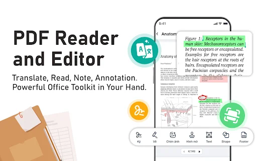 ดาวน์โหลด PDF Reader – Translate & Edit ล่าสุด – แปลและแก้ไขไฟล์ PDF ฟรี - Screenshot 11