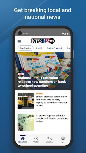 ดาวน์โหลด KTXS News ล่าสุด – ติดตามข่าวสาร อบิลีน เท็กซัส ฟรี - Screenshot 1