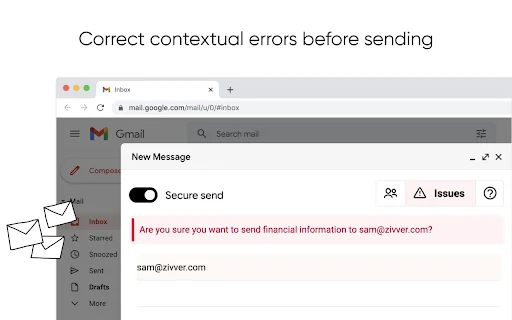 ดาวน์โหลด Zivver V2 ล่าสุด – ส่งอีเมลปลอดภัยผ่าน Gmail ฟรี - Screenshot 1