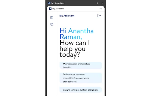 ดาวน์โหลด My Assistant เวอร์ชันล่าสุด – ส่วนขยายเบราว์เซอร์อัจฉริยะใช้งานฟรี - Screenshot 1