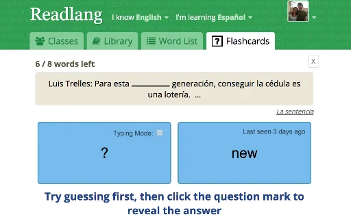 ดาวน์โหลด Readlang Web Reader – แปลภาษาพร้อมสร้างแฟลชการ์ดฟรี - Screenshot 3