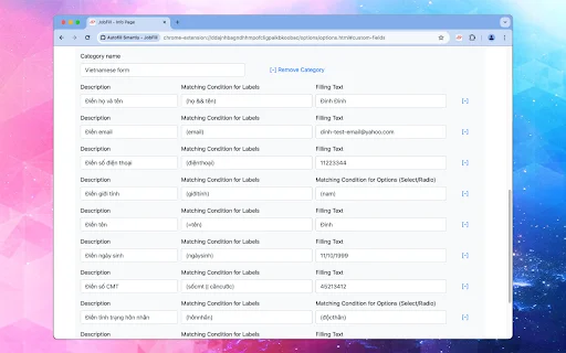Autofill Smartly – JobFill: กรอกแบบฟอร์มสมัครงานอัตโนมัติ ใช้งานง่ายฟรี - Screenshot 4