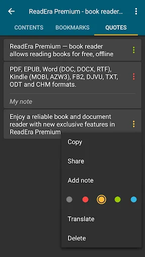 ดาวน์โหลด ReadEra Premium ล่าสุด – อ่านอีบุ๊กทุกไฟล์ รองรับ PDF EPUB ฟรี - Screenshot 6