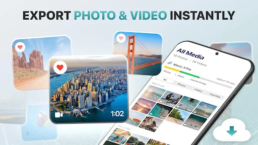 ดาวน์โหลด Fly Go 4 Drone Camera Control ล่าสุด – บินโดรนอัจฉริยะฟรี - Screenshot 7